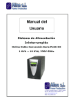 Manual del Usuario - Estabilizadores de tensión