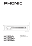 MAX 860 MAX 1500 MAX 2500