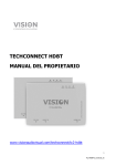 TECHCONNECT HDBT MANUAL DEL PROPIETARIO