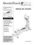 MANUAL DEL USUARIO - Icon Heath & Fitness