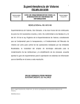 RESOLUCION SOBRE OBLIGACIONES DE LAS