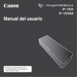 P-150/P-150M Manual del usuario