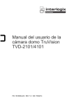 Manual del usuario de la cámara domo TruVision TVD