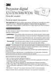 Proyector digital X31i/X36i/X46i/WX36i