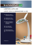 lámpara-lupa led lente con illuminazione a led