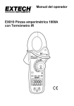 Manual del operador EX810 Pinzas amperimétrica 1000A con
