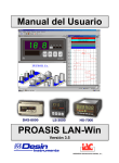 Manual del Usuario PROASIS LAN-Win