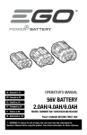 56V BATTERY 2.0AH/4.0AH/6.0AH