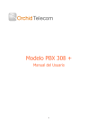 Modelo PBX 308 +