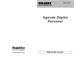 Agenda Digital Personal - Franklin Electronic Publishers, Inc.