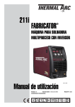 211i Fabricator® Manual de utilización