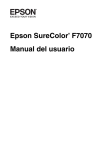 User Manual - Epson SureColor F7070