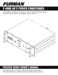 P-6900 AR E POWER CONDITIONER