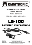 OMNITRONIC LS-100 User Manual