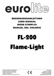 EUROLITE FL-200 User Manual (#2643)