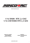 1/16 spark rtr 2,4 ghz 1/16 cheyenne rtr 2,4 ghz