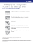 ThinPrep® para recogida de muestras de citología anal