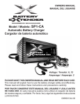 SP1-CA Automatic Battery Charger Cargador de batería automático