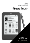Manual libro electrónico FNAC Touch
