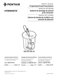 Preplumbed Sump Pump System Système de