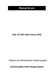 EGL-3T10K~20K Online UPS Sistema de Alimentación