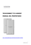 TECHCONNECT TC2-HDMIIP MANUAL DEL PROPIETARIO