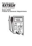 Guía del usuario - Extech Instruments