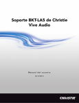 Soporte BKT-LA5 de Christie Vive Audio