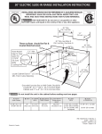 30" electric slide-in range installation instructions