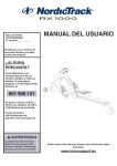 MANUAL DEL USUARIO - Icon Heath & Fitness