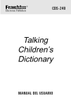 Talking Children`s Dictionary - Franklin Electronic Publishers, Inc.