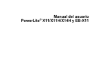 User Manual - PowerLite® X11/X11H/X14H y EB-X11