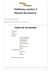 PathAway version 3 Manual del Usuario Tabla de Contenido