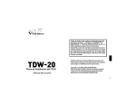 Manual del Usuario Placa de Ampliación del TD-20