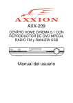 AXX-209 Manual del usuario