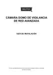 CÁMARA DOMO DE VIGILANCIA DE RED AVANZADA
