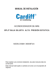 Manual de Instalación 36 - CARDIFF Air Conditioning