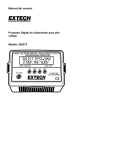 Manual del usuario Probador Digital de aislamiento para alto voltaje