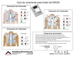 Guía de conexiones para Holter del DR200