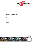 Route Collect Manual del usuario