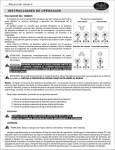 INSTRUCCIONES DE OPERACION