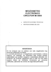 MEGÓHMETRO ELECTRÓNICO CIRCUTOR MI-5500