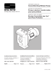 Convertible Deep Well Jet Pumps Pompe à éjecteur