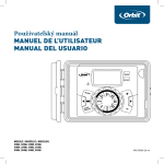 Používateľský manuál MANUEL DE LLUTILISATEUR MANUAL DEL
