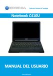 MANUAL DEL USUARIO Notebook C410U