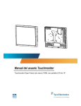 (Spanish) Elo Touchmonitor User Guide for 1938L 19" LCD Open