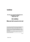 (IEEE 802.11b) NC-2200w Manual del usuario de red