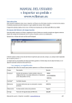 Introducción Formato del fichero de importación