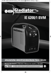 IE 6200-1 BVM GLADIATOR manual