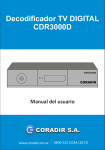 Manual CDR3000D